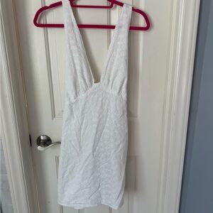 Peppermayo White Lightweight Eyelet Dress